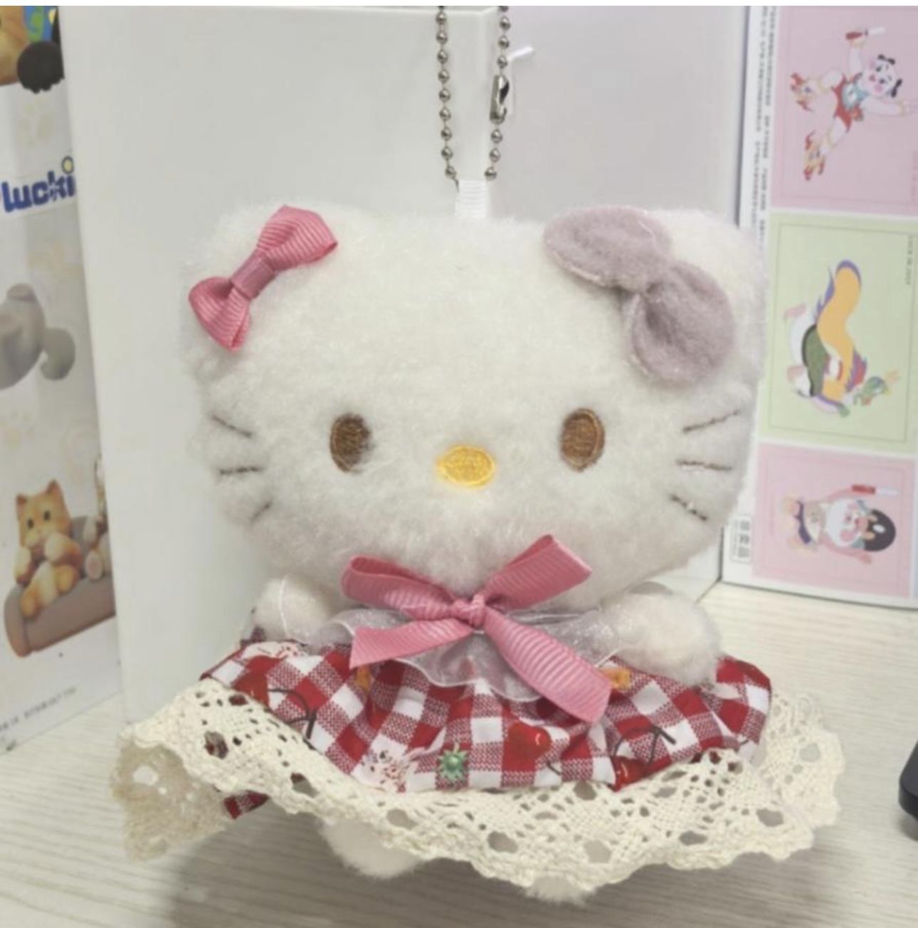 Hello Kitty Plush Keychain