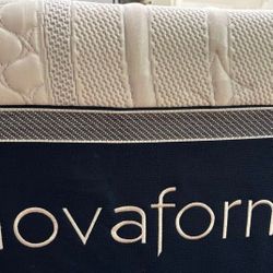 King Size Novaform Mattress- Platform Bed Frame Optional 