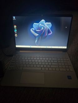 Rose gold nice laptop ready to use good battery
