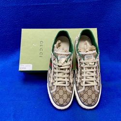 Gucci GG Monogram Canvas Shoes Trainers Sneakers Men’s Size 12 US 11053263
