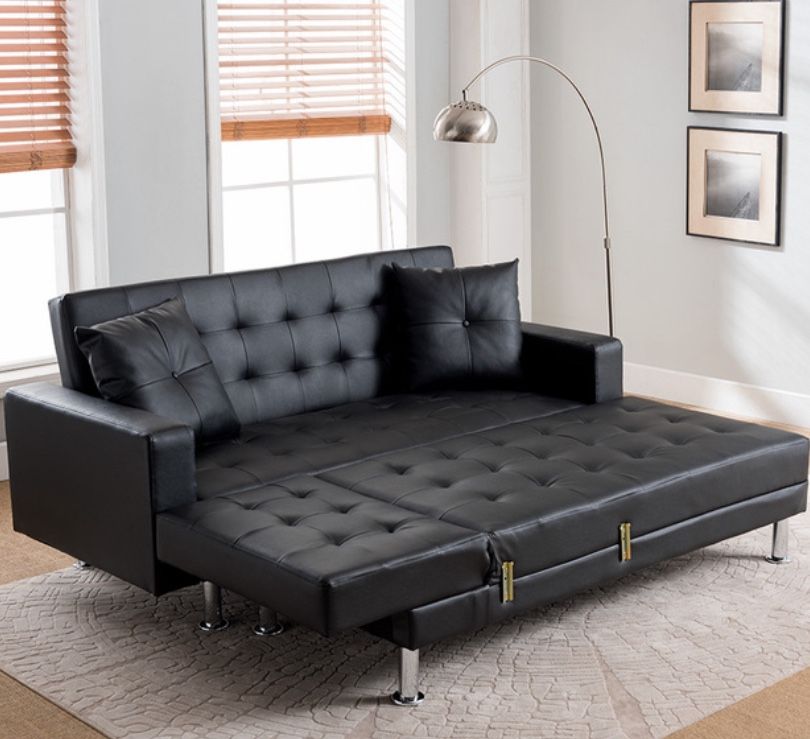 New! Comfy Contemporary Sofa Queen Sleeper !!! Free Local Delivery! 5* Rated!
