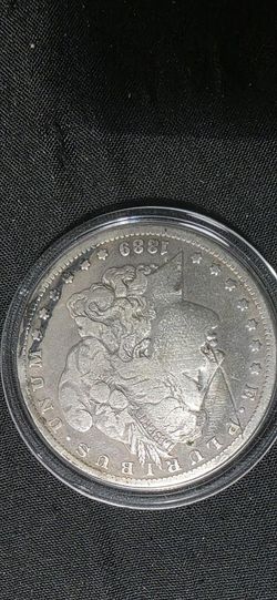 Morgan Dollar 1889 Cc Scratch 
