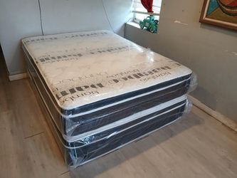 $199 Queen PillowTop Mattress Only Brand New Free Delivery Same Day