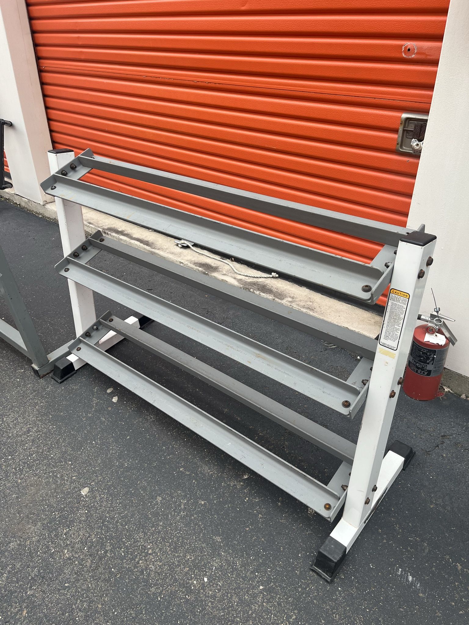 Heavy duty dumbbell rack