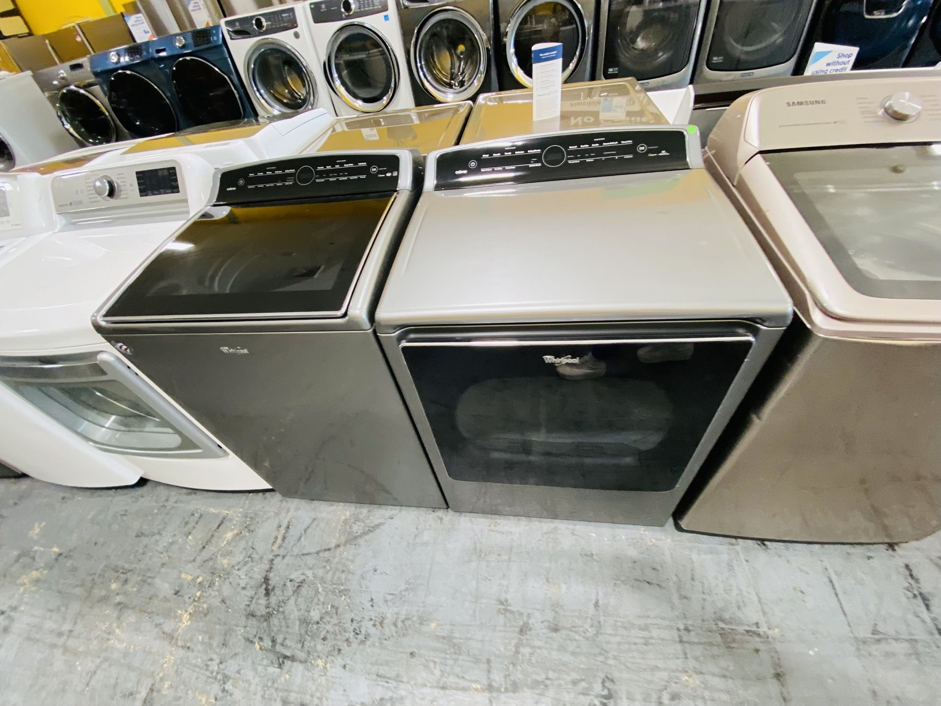 Whirlpool Washer And Dryer Jumbo No Credit Needed