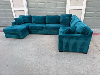 Teal Sectional Sofa Couch