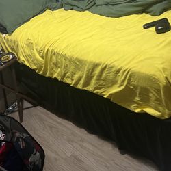 Full Bed Mattress/box Spring With Frame 