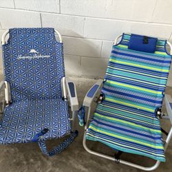 CAMPING CHAIR - BACKPACK FOLDING BEACH ROCKER CHAIR 5-POSITION Tommy Bahamas 