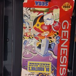 Sega genesis dr. Robotniks mean bean machine original box and manual