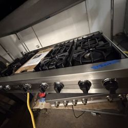 48” VIKING RANGE TOP STAINLESS STEEL 