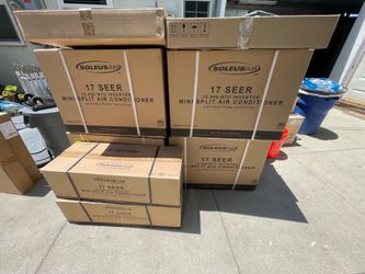 Brand new soleusair. Split ac and heater