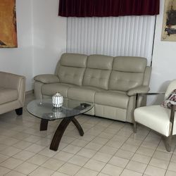 Beige Couch Set