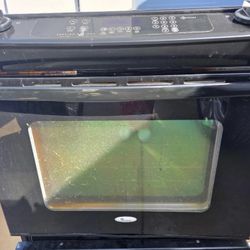 WHIRLPOOL GLASS-TOP STOVE AND OVEN!