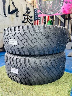 🇺🇸 2 USED TIRES LT35X12.5R20 ATTURO TRAILBLADE A-XT ALL TERRAIN 35 12.5 20