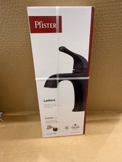 Pfister Ladera Single Handle Single Hole Bathroom Faucet in Matte Black