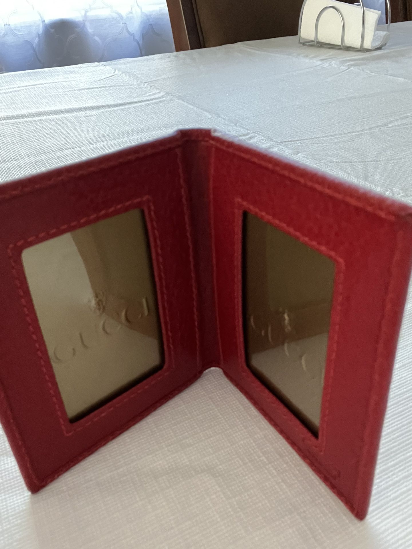 Red Gucci Card Holder