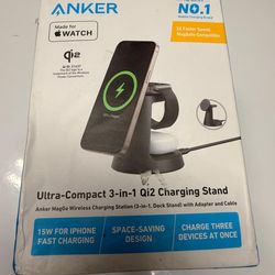 Anker 3 In 1 Qi2 Charging Stand