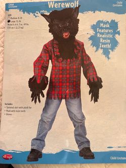 Fun World Werewolf Child Costume Large 12-14