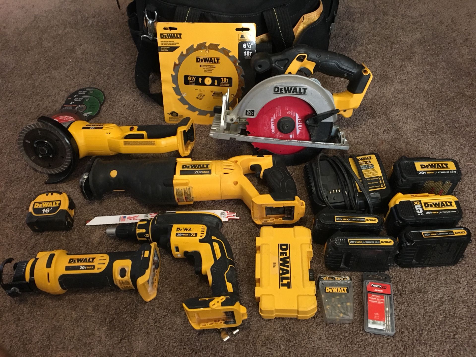 Dewalt 20V combo tool set