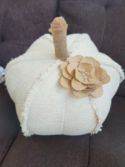 Fabric Pumpkin Fall Decor