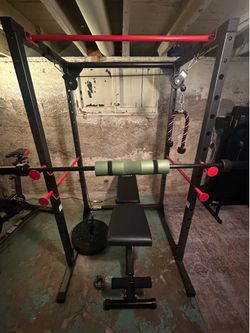 Weight Rack Set Up