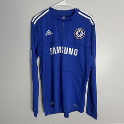 Chelsea FC John Terry Jersey Mens Medium Blue Adidas 2009 2010 England Football
