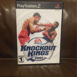 PS2 Knockout Kings 2001