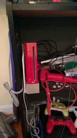 Wii Console With Controllers