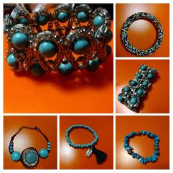 Turquoise & Bead Bracelets