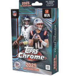 2025 Topps Chrome Football Hanger Box