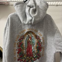DGK Guadeloupe gray zip up hoodie