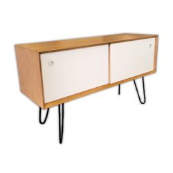 Burrow Carta Credenza with Hairpin Legs in Oak