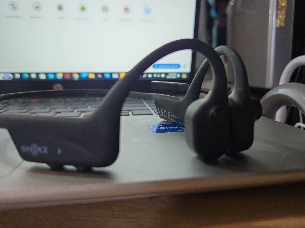 Shokz OpenComm UC Bone Conducting Headset Black C102