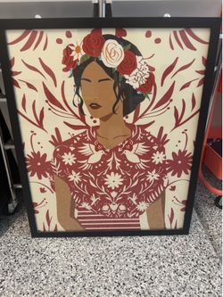 Frame with art