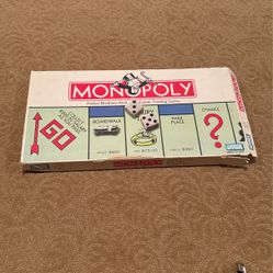 1996 Vintage Monopoly Board Game