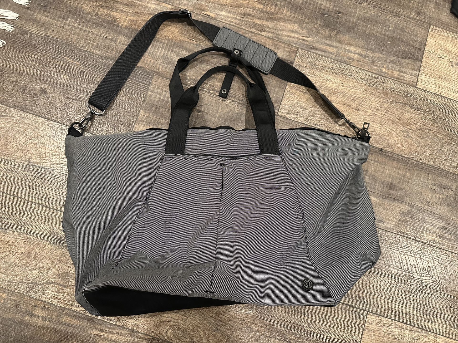 Lululemon Gray Weekender Bag