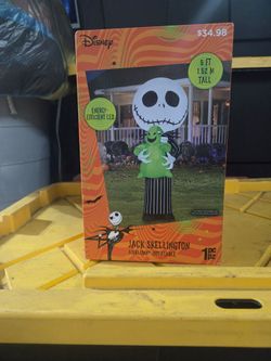 Disney Jack Skellington 5 Ft Airblown Inflatable