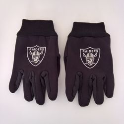 NEW Las Vegas Raiders NFL Football Sport Utility Work Garden Gloves
