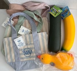 Squishy or Trader Joe’s Tote TRADE / SmushMart Pickle Banana Jumbo Duck