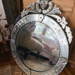 Antique Venetian Mirror 