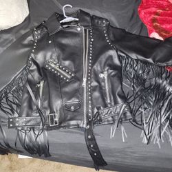 Killstar Harley Sinn Fringe Biker Jacket