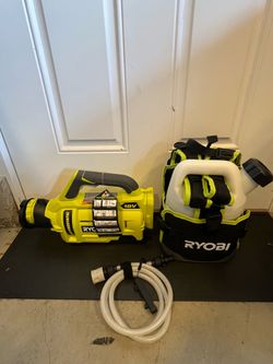 (Never used) Ryobi 18V One+ Electrostatic Sprayer with Backpack Tank