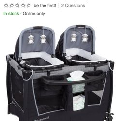 Twins Playard With Bassinet 