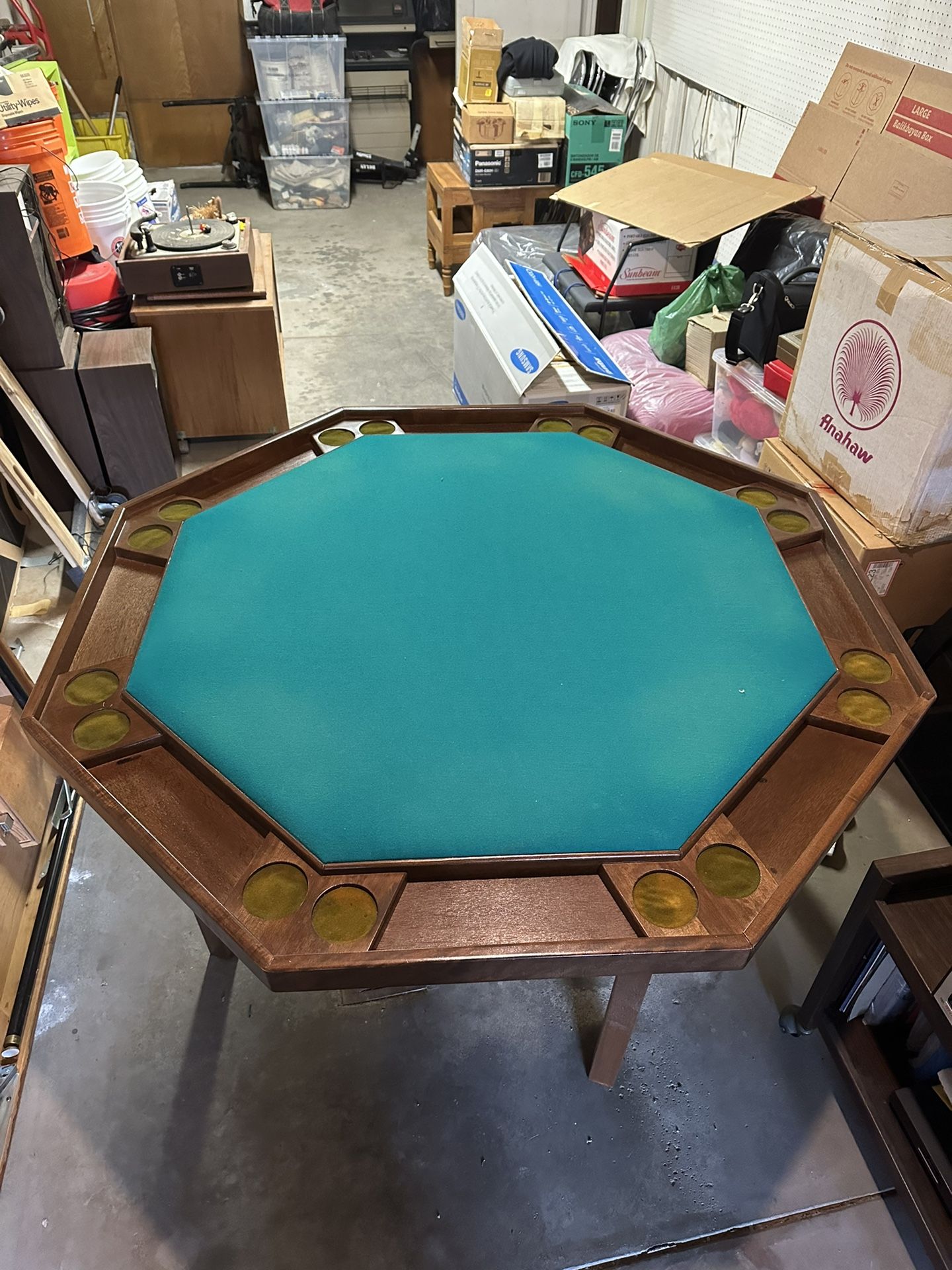 Wooden Poker Table 