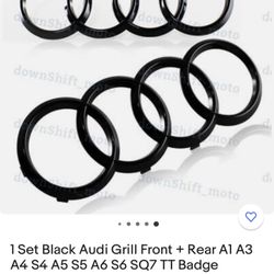 Audi Black Emblems For “A” Series 