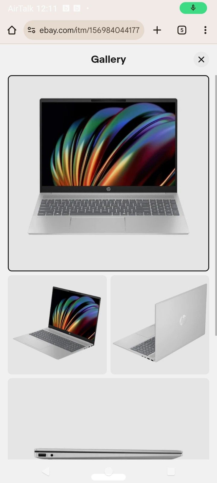 HP Pavilion 16-Af0XXX 16 Touch Laptop Intel Core 7 150U 32GB RAM 2TB SSD