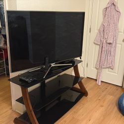 Tv 55 Inch With Tv Stand , Speaker And Fire Stick  (4) Items In Total
