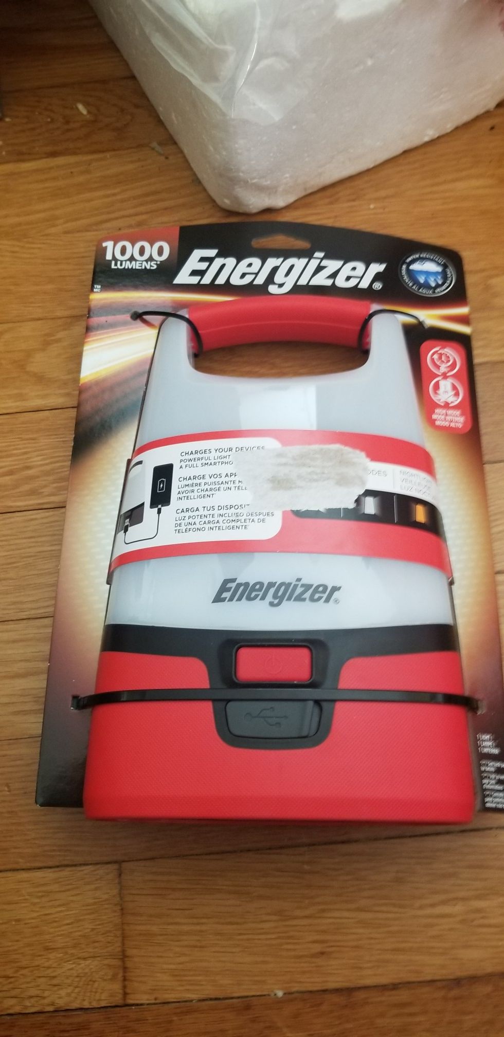 Energizer Lantern Flashlight 1000 Lumens Camping Outdoors Emergency Use, BRAND NEW
