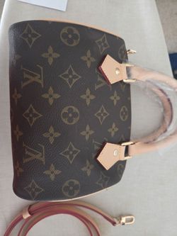Speedy 20 size purse medium crossbody with vachetta adjustable strap