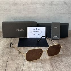 Prada Sunglasses Brown Lens